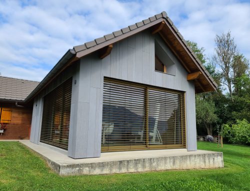 G1814 Transformation d’un ancien abri en atelier lumineux et contemporain – 01300 NATTAGES