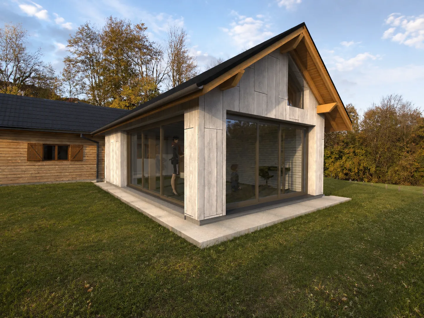 Vue 3D construction atelier