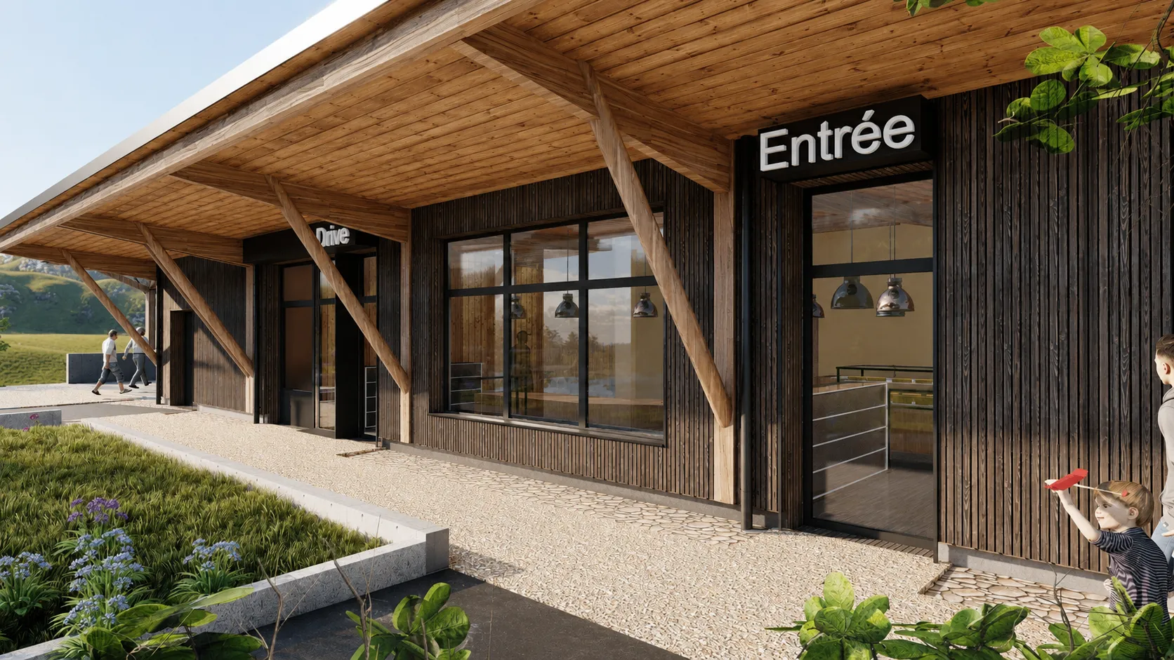 Entrée du magasin
