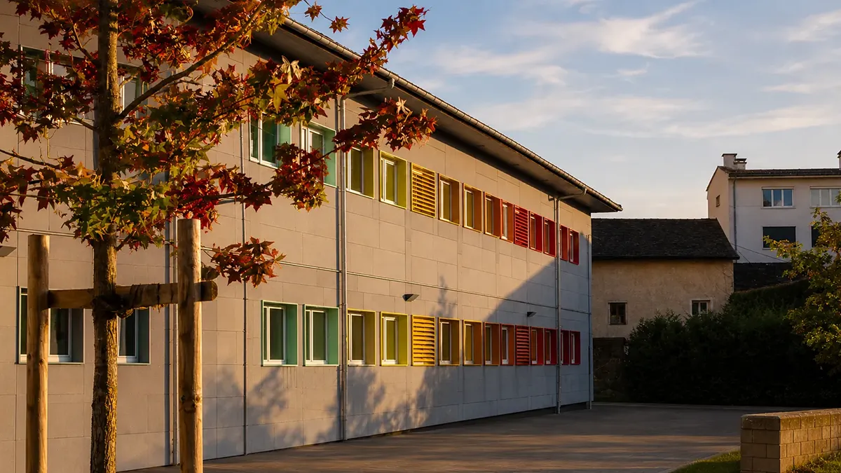 Rénovation d'une école